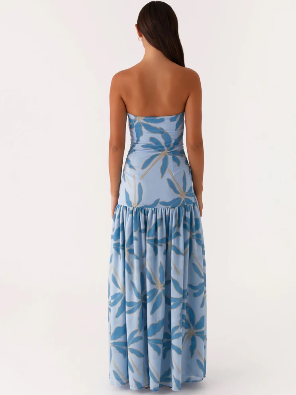 Peppermayo Eden Strapless Maxi Dress - Opulent Blue 🦋🪼🐬 - Picture 2 of 12